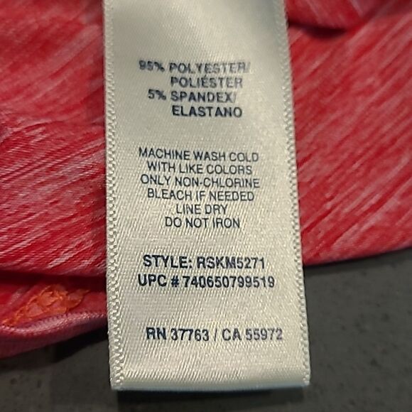 Rafaella sz XXL poly ruffle tiered blouse - Picture 8 of 10